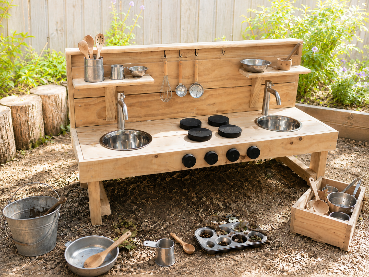 1.2m Infant - Toddler Mud Kitchen
