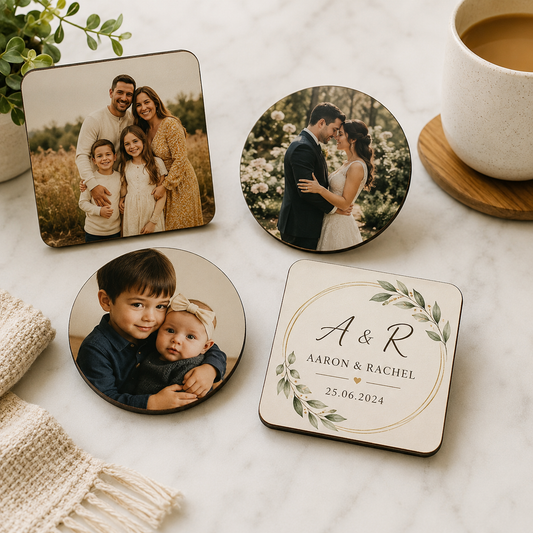 Personalised Photo Coasters