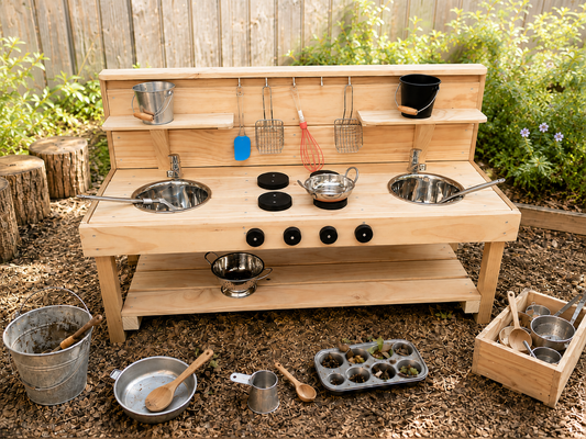 1.8m Mid Size Mud Kitchen