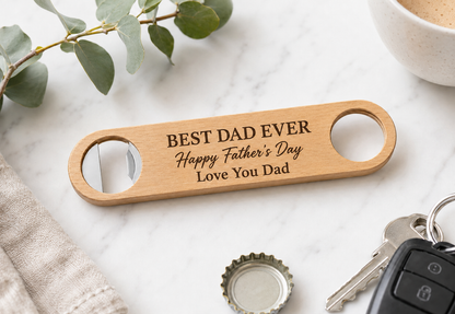 Personalised Wooden Bottle Opener