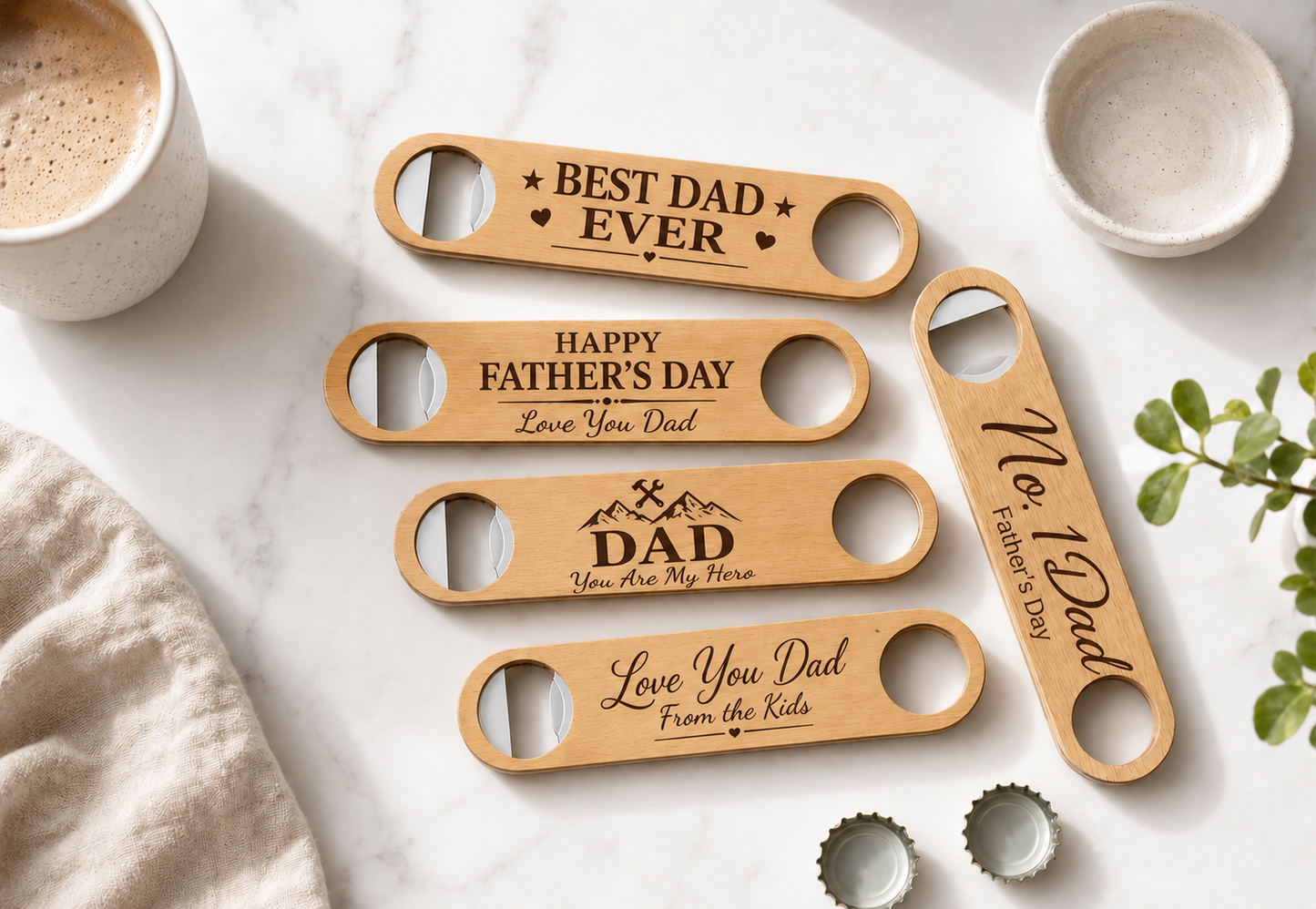 Personalised Wooden Bottle Opener