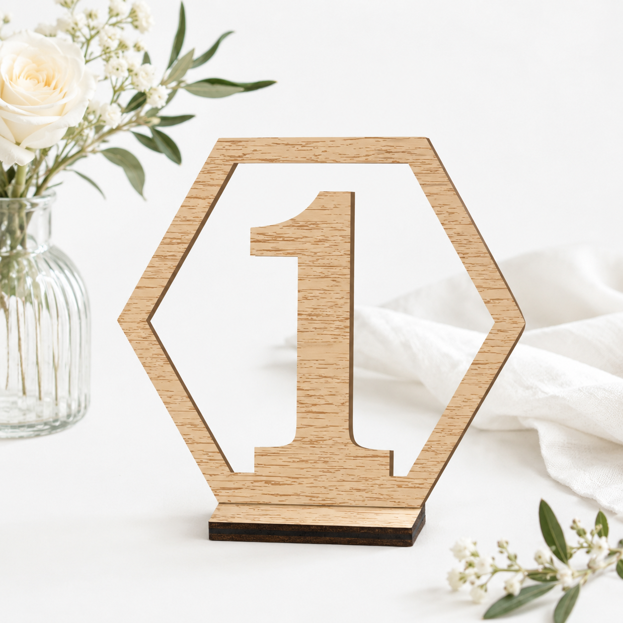 Wooden Table Numbers