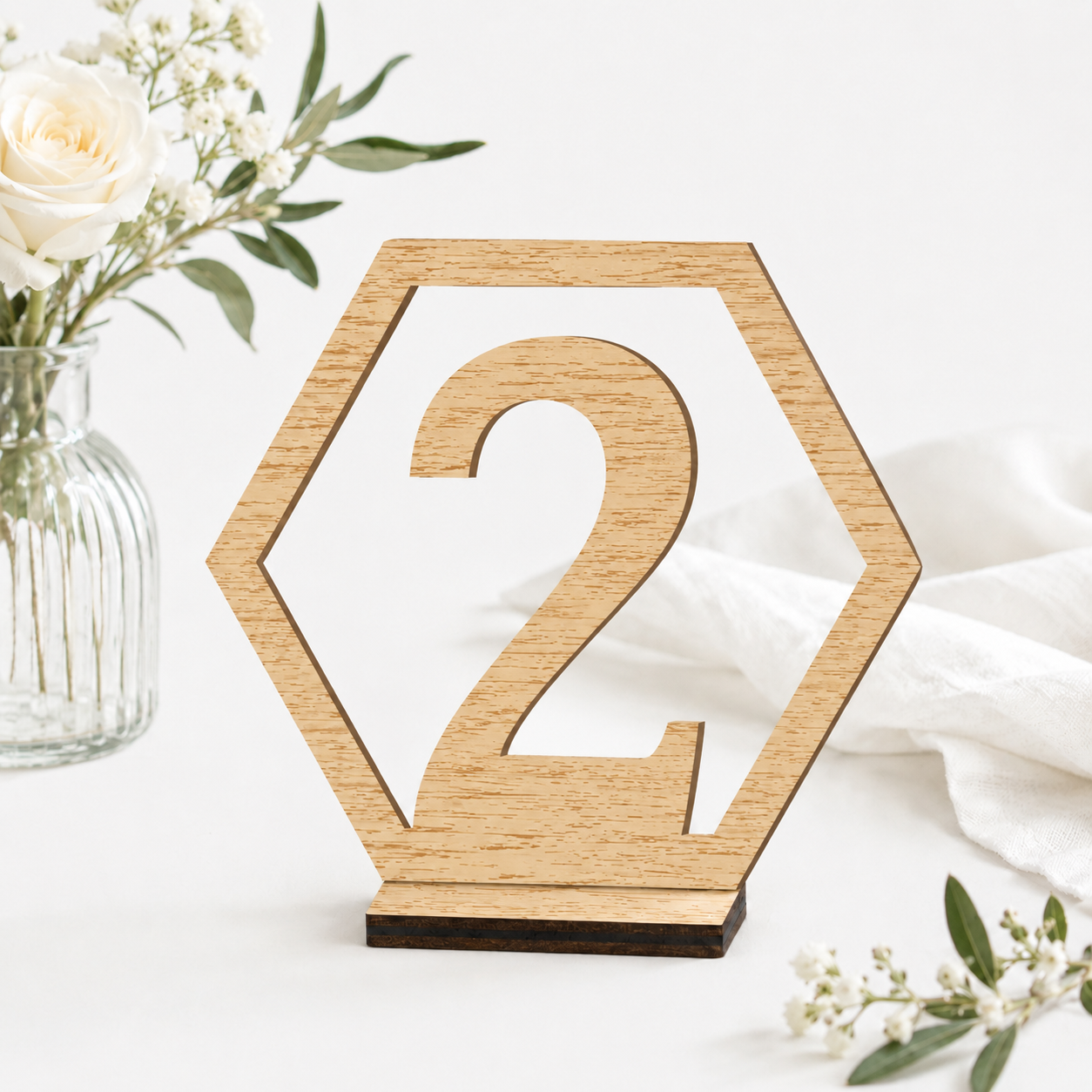 Wooden Table Numbers
