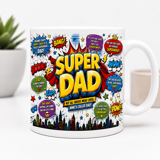 Super Dad Personalised Mug