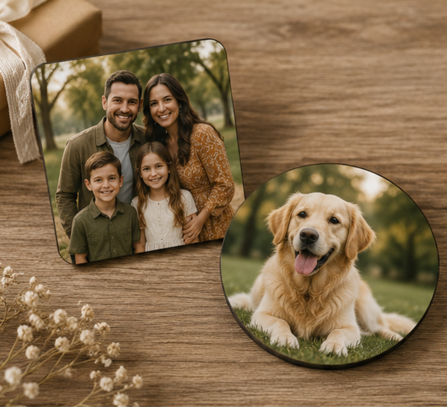 Personalised Photo Coasters